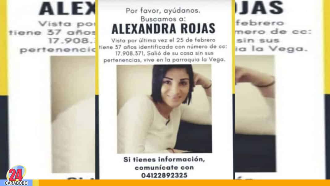 Familiares buscan mujer desaparecida La Vega