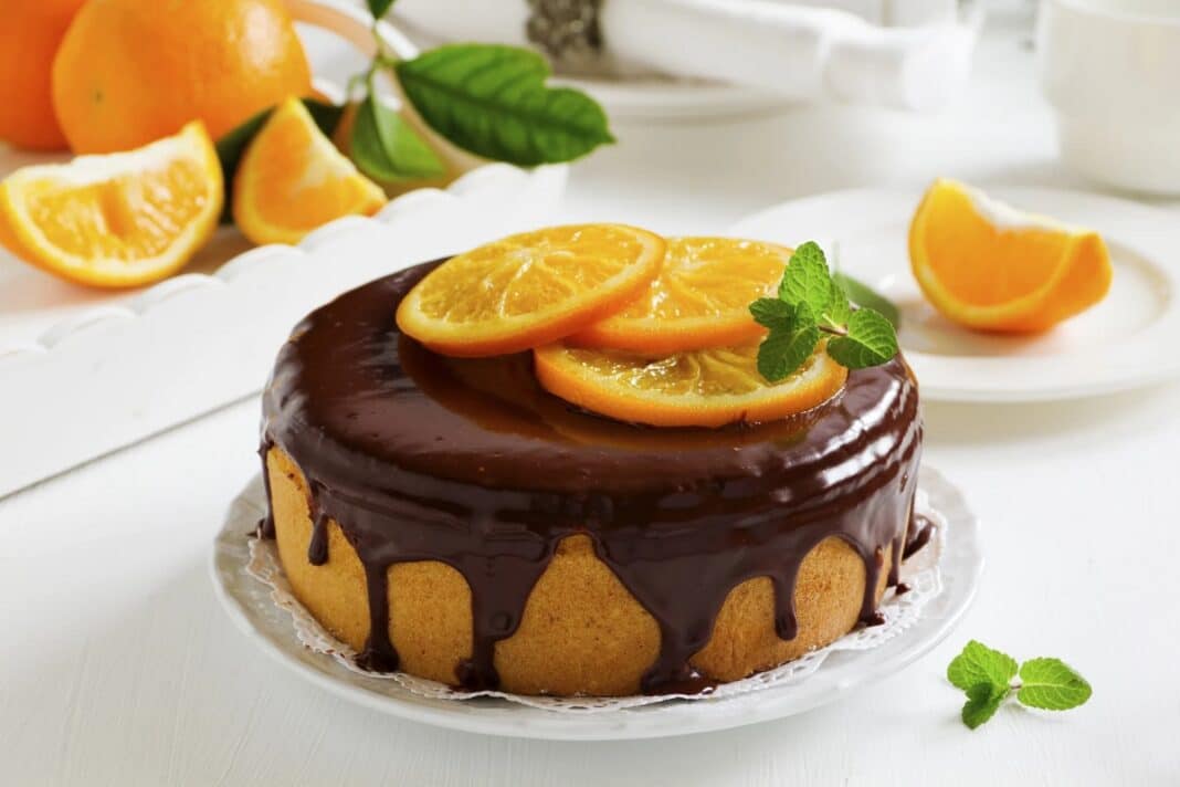 torta chocolate con naranja