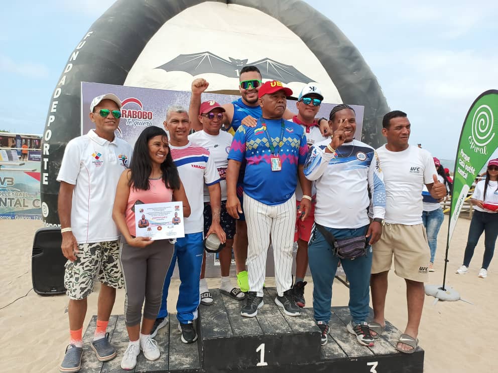 Carabobo Campeón Nacional de Lucha de Playa