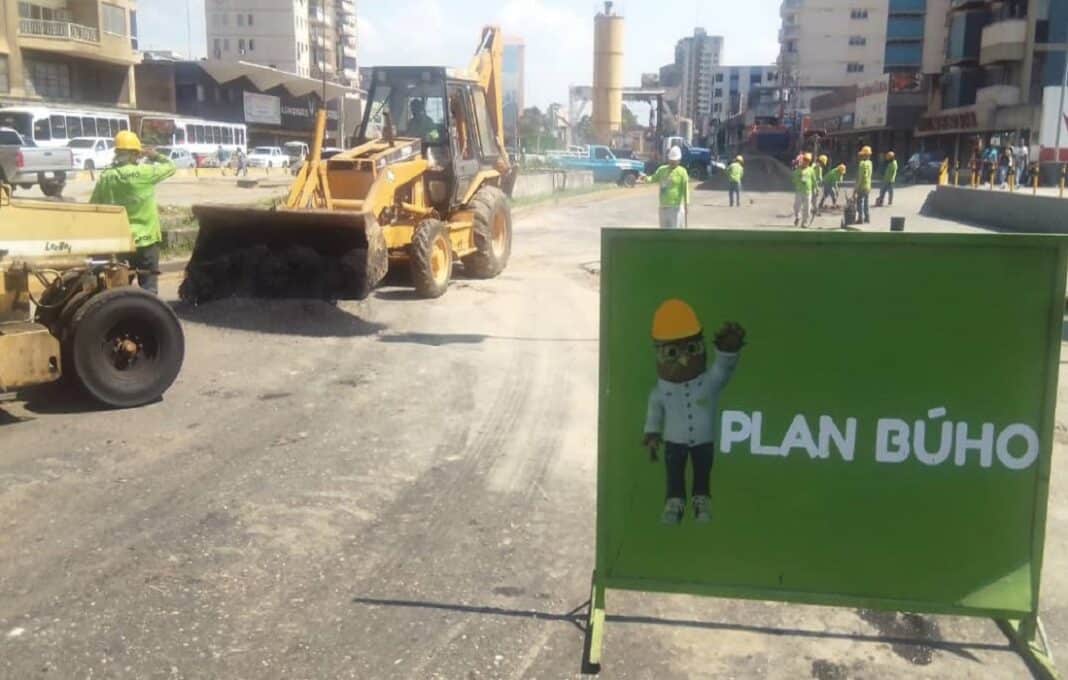 Plan Búho asfaltado San José