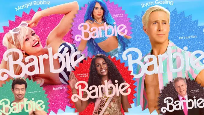 Crea póster Barbie