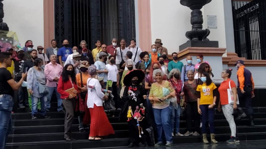 Marcha de la poesía en Caracas