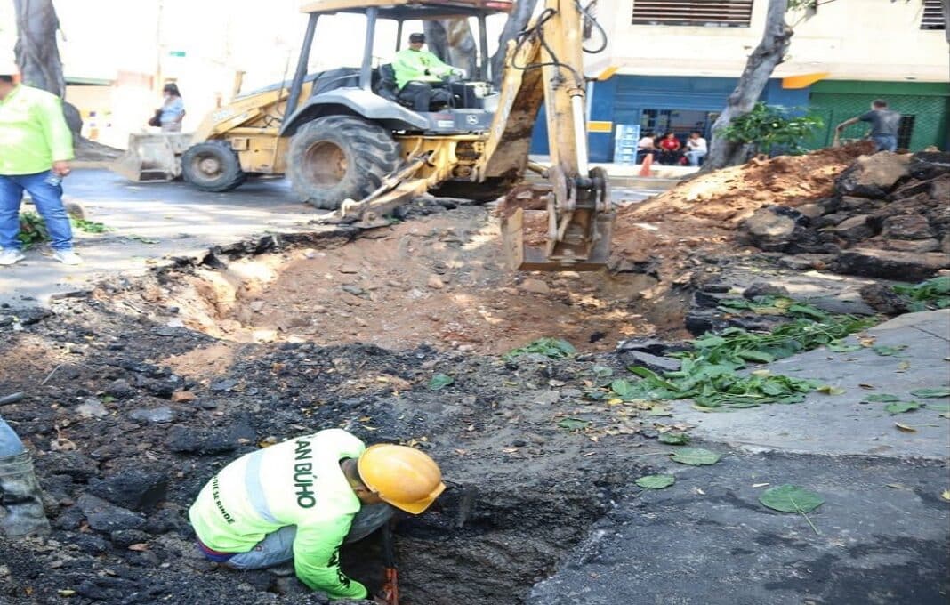 labores reparación avenida lara