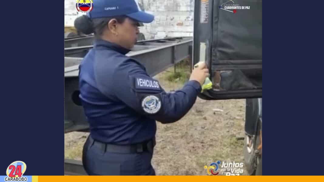CPNB Carabobo recuperó vehículo seriales falsos