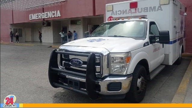 Colisión de motorizado y vehículo en Maracay - Colisión de motorizado y vehículo en Maracay