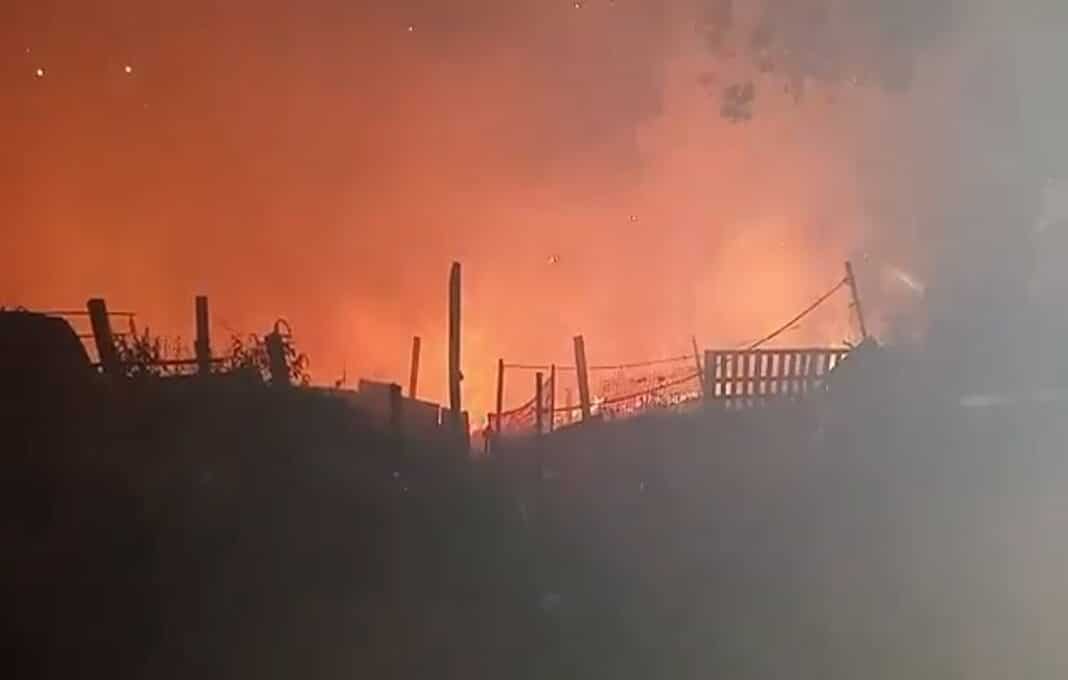 incendio basura vegetación petare