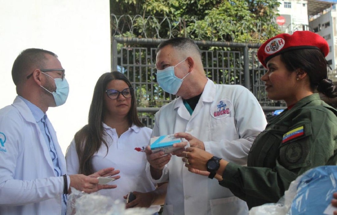 entrega insumos médicos Miranda