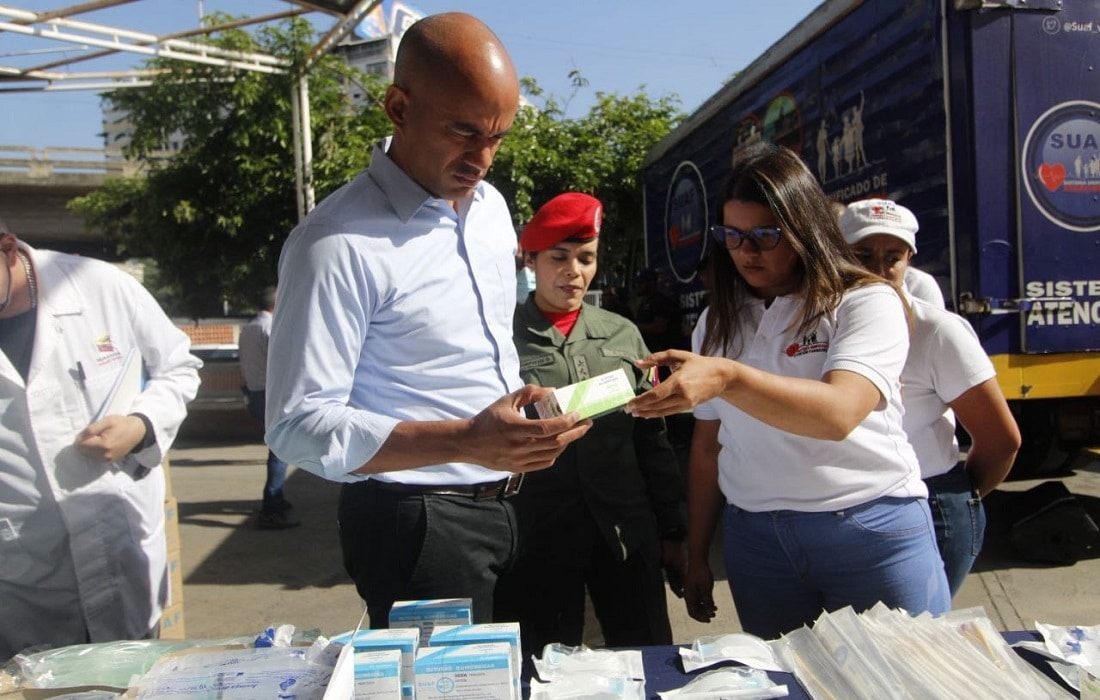 entrega insumos médicos Miranda