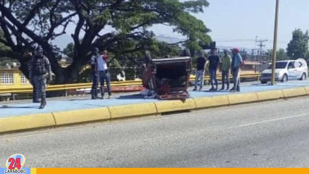 accidente Autopista Valencia - Campo de Carabobo hoy