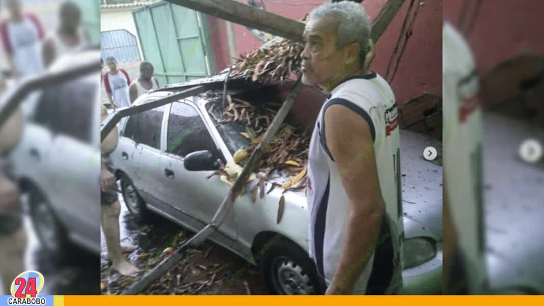 árbol cayó vivienda en barrio Monumental