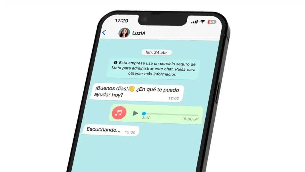 WhatsApp inteligencia artificial LuzIA