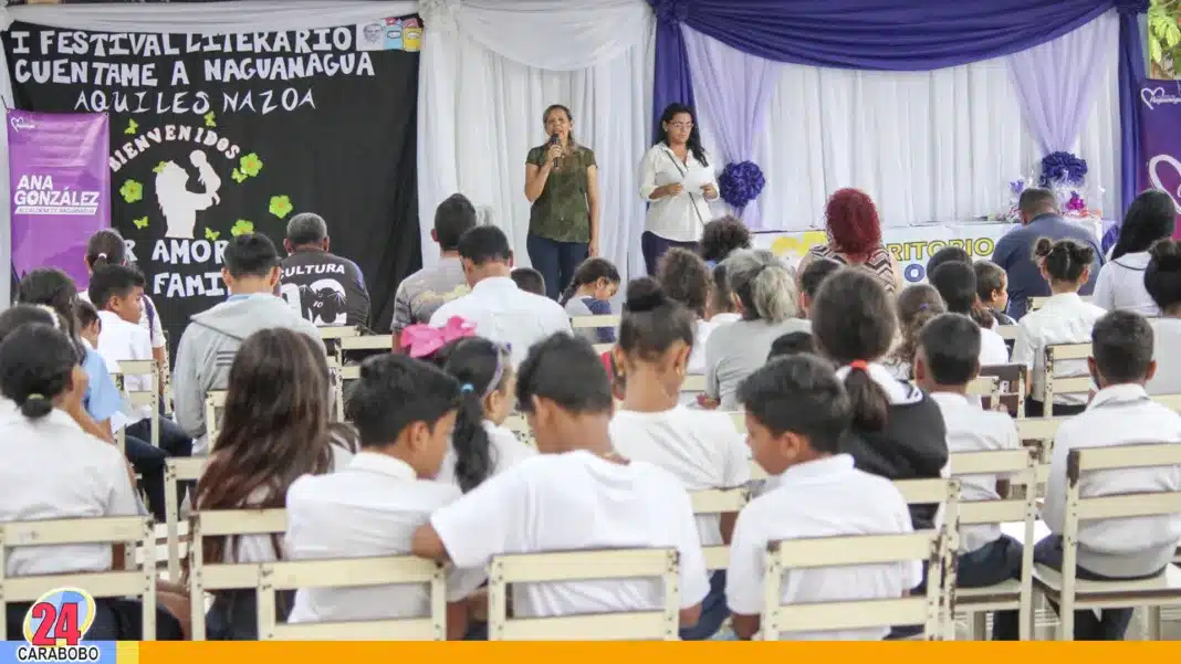 festival literario escolar en Naguanagua