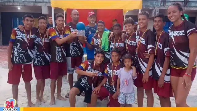 Nacional Infantil de Balonmano Playa, Carabobo campeón - Nacional Infantil de Balonmano Playa, Carabobo campeón