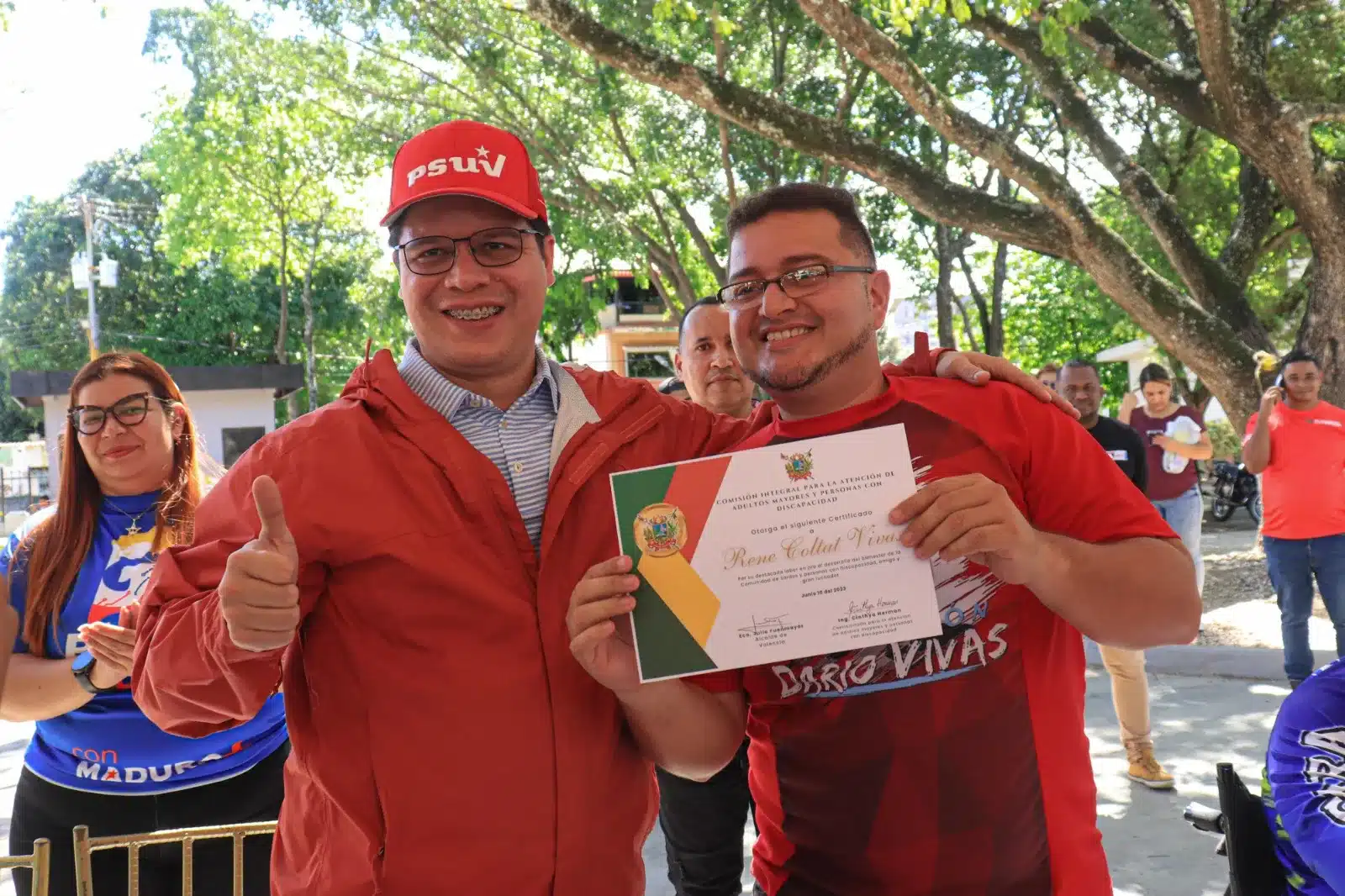 Alcalde Fuenmayor y el diputado René Coltat - Alcalde Fuenmayor y el diputado René Coltat