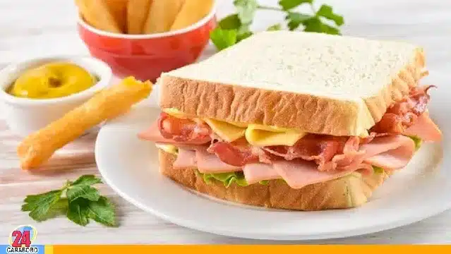 sándwich de jamón - sándwich de jamón