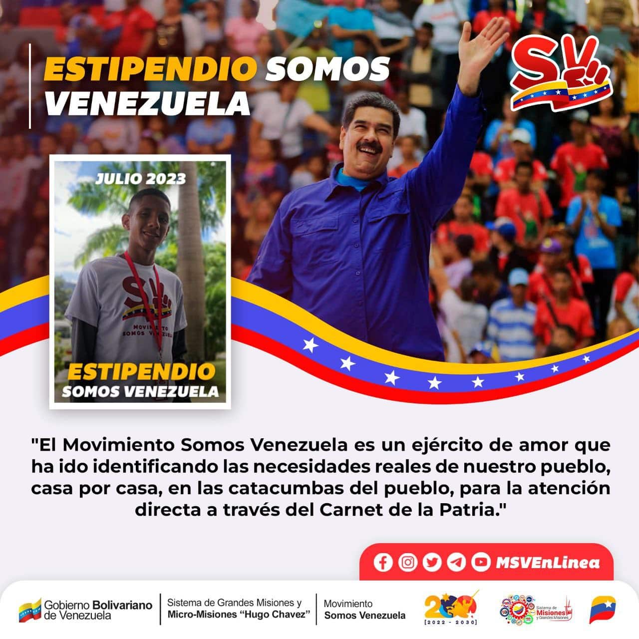 Chamba Juvenil y Somos Venezuela en julio - Chamba Juvenil y Somos Venezuela en julio