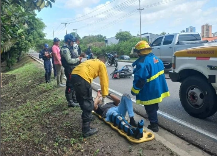 Dos accidentes con motos en Carabobo - Dos accidentes con motos en Carabobo