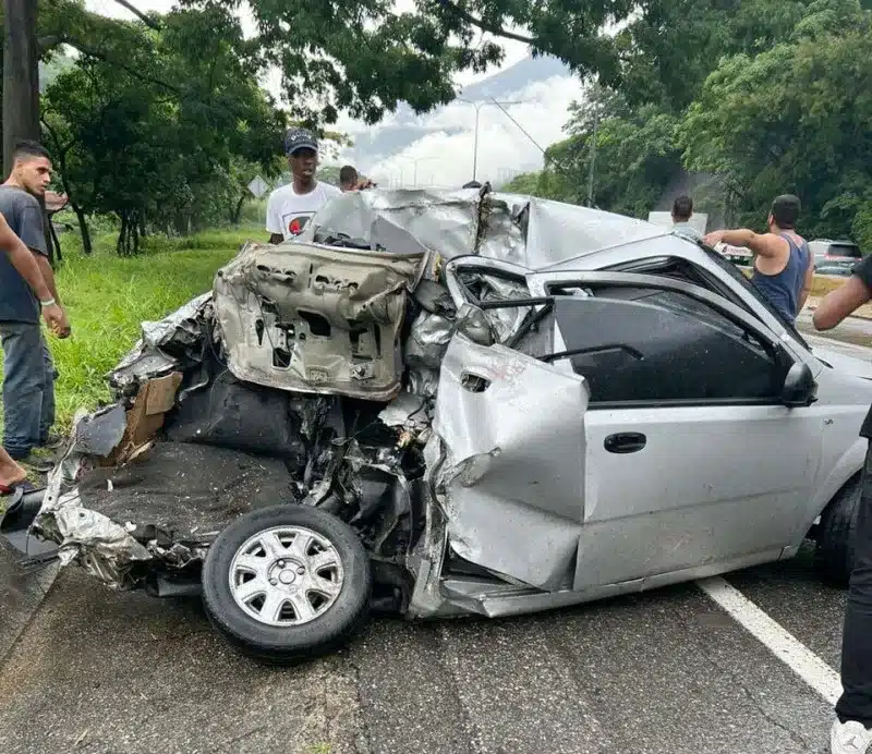 accidente autopista Gran Mariscal de Ayacucho