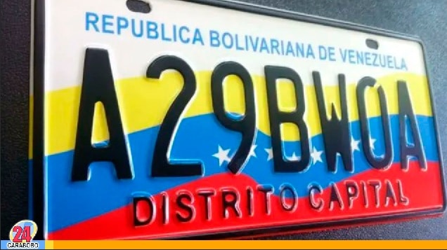 Asignación de las placas para el vehículo en Venezuela - Asignación de las placas para el vehículo en Venezuela