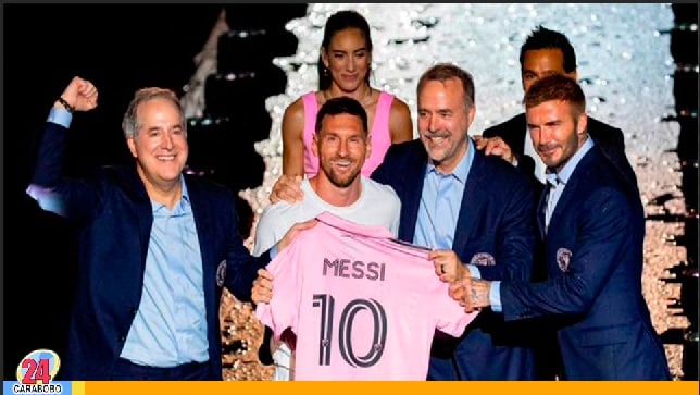 Presentación de Mionel Messi con el Inter - Presentación de Mionel Messi con el Inter