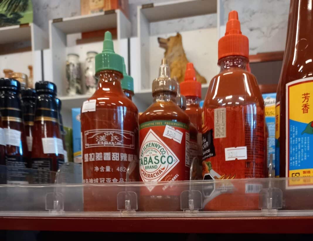 salsa picante Sriracha