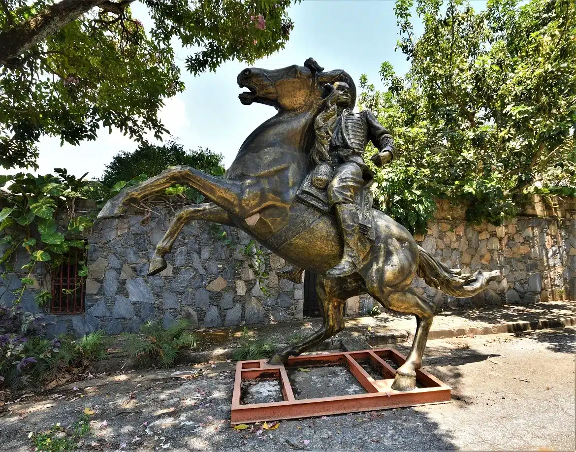La estatua de José Antonio Páez - La estatua de José Antonio Páez