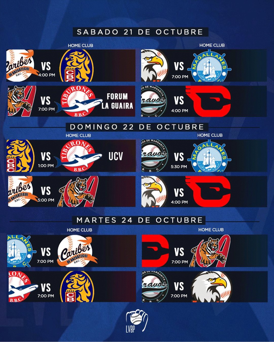 Calendario de la LVBP 2023 2024 - Calendario de la LVBP 2023 2024