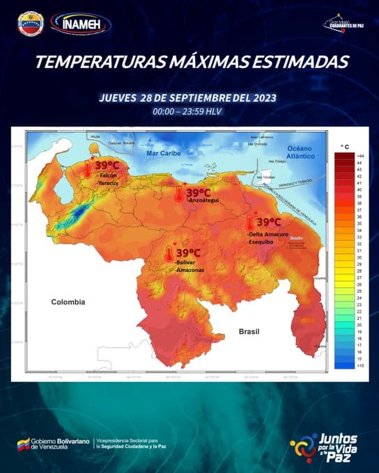 Clima hoy 28 de septiembre en Venezuela – clima hoy 28 de septiembre en Venezuela