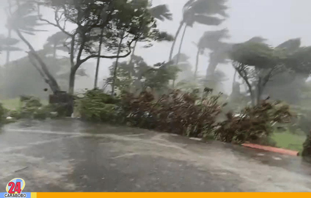 El tifón Haikui llegó a Taiwan