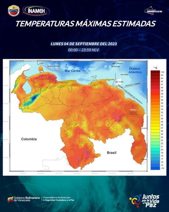 Clima hoy 4 de septiembre en Venezuela - Clima hoy 4 de septiembre en Venezuela