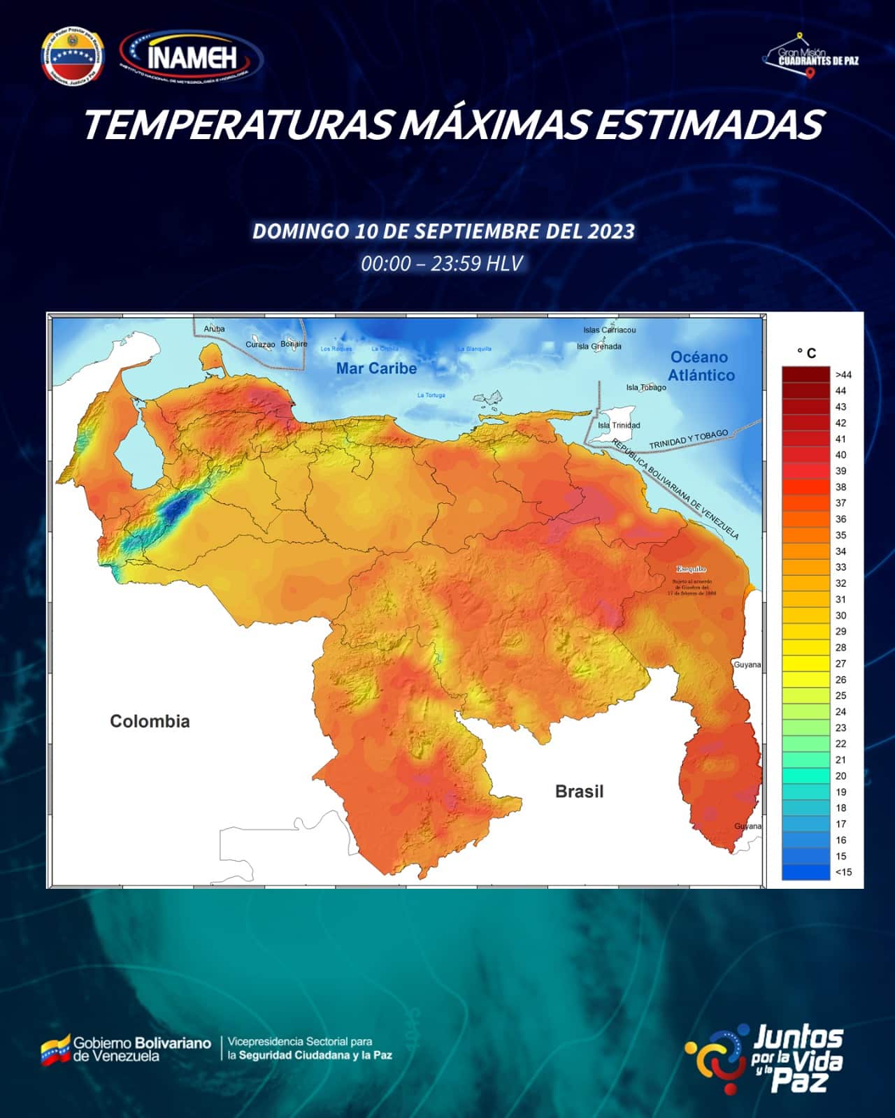 Situación climática hoy 10 de septiembre en Venezuela - Situación climática hoy 10 de septiembre en Venezuela