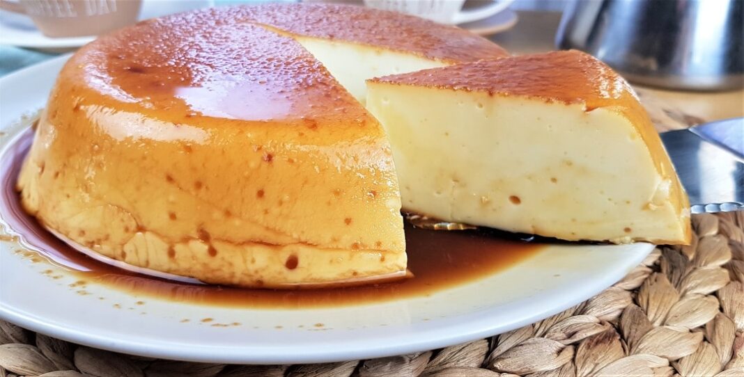 flan de yogurt y queso