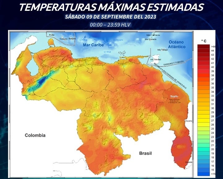 Clima hoy 9 de septiembre en Venezuela - Clima hoy 9 de septiembre en Venezuela
