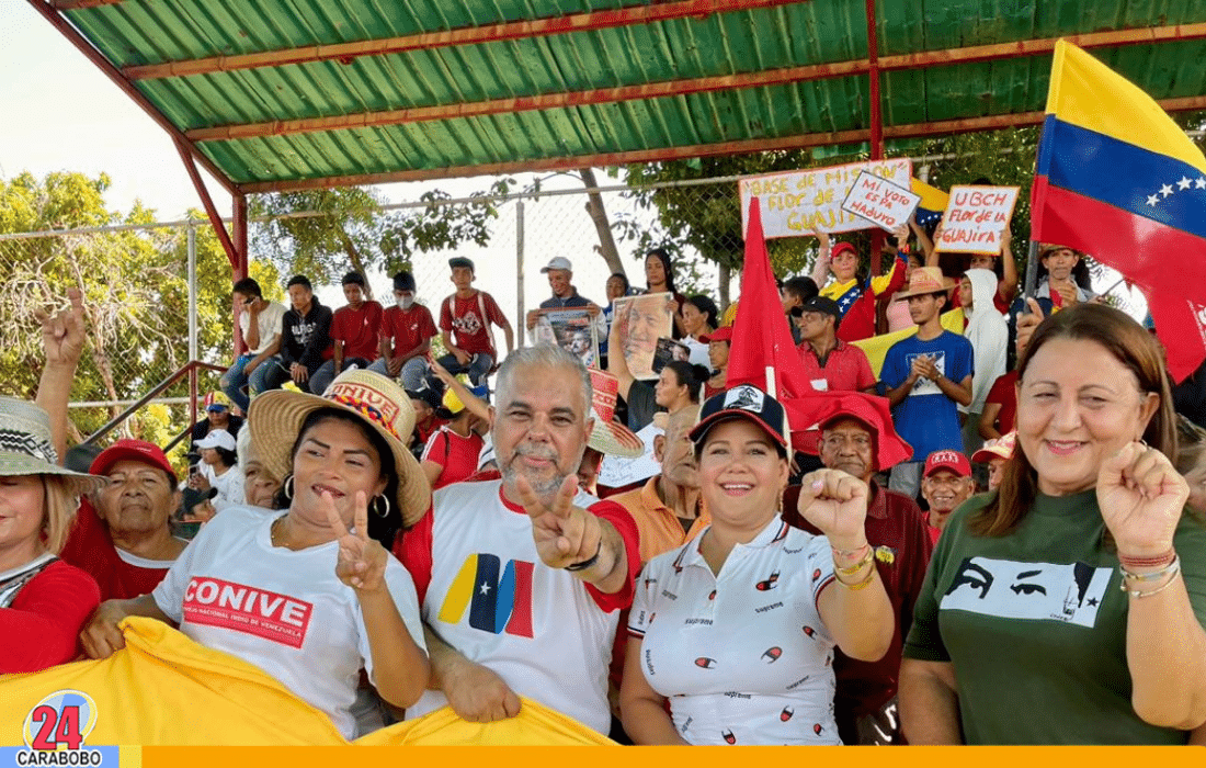 movilización en respaldo al Presidente Maduro