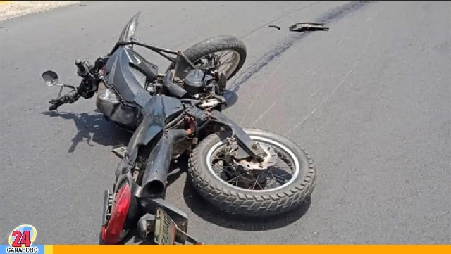 Accidente de moto en Morón - Accidente de moto en Morón