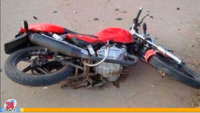 Accidente de moto en la ARC tramo Aragua - Accidente de moto en la ARC tramo Aragua