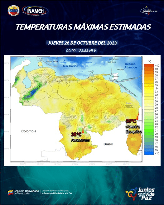 Clima hoy 26 de octubre en Venezuela – clima hoy 26 de octubre en Venezuela