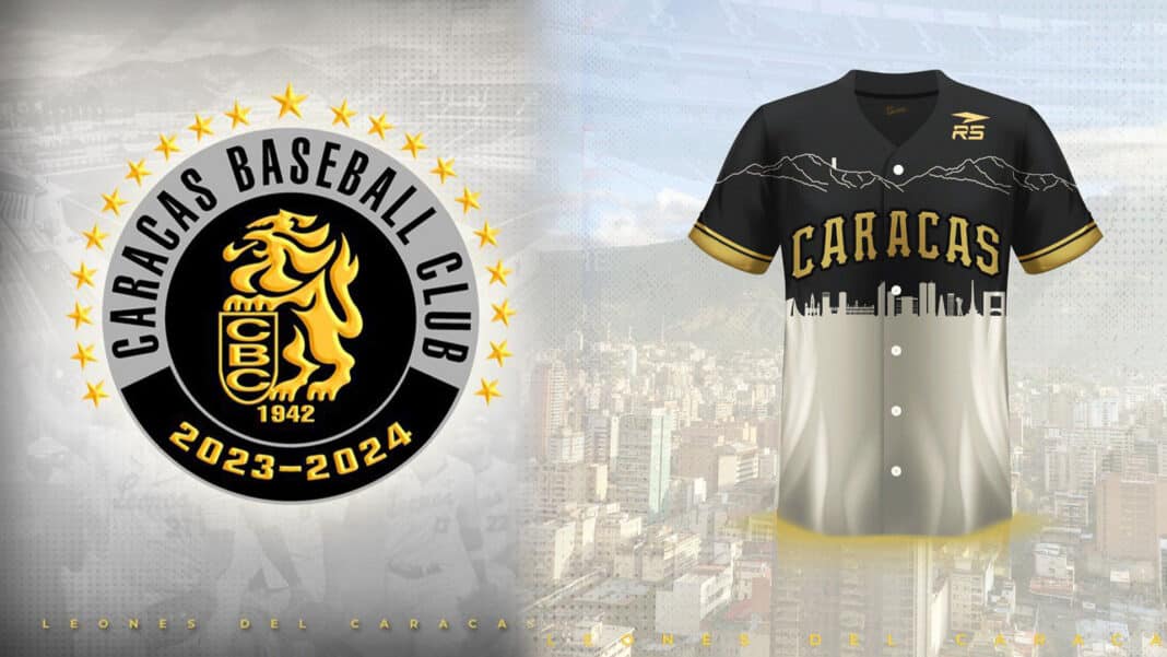 Leones del Caracas con nuevo logo y uniforme
