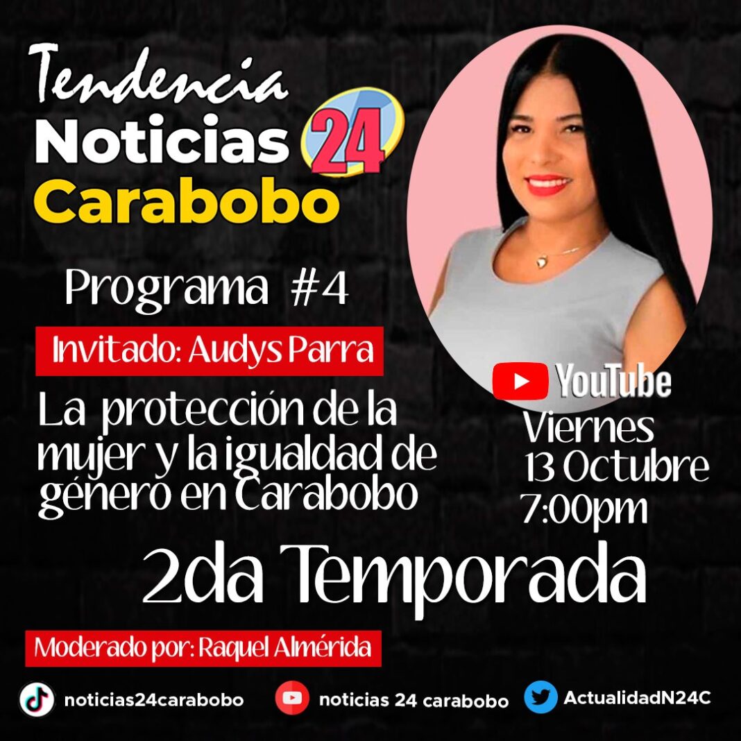 Audys Parra en Tendencia Noticias24 Carabobo