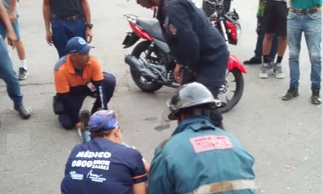 Accidente de motos en Guacara - Accidente de motos en Guacara