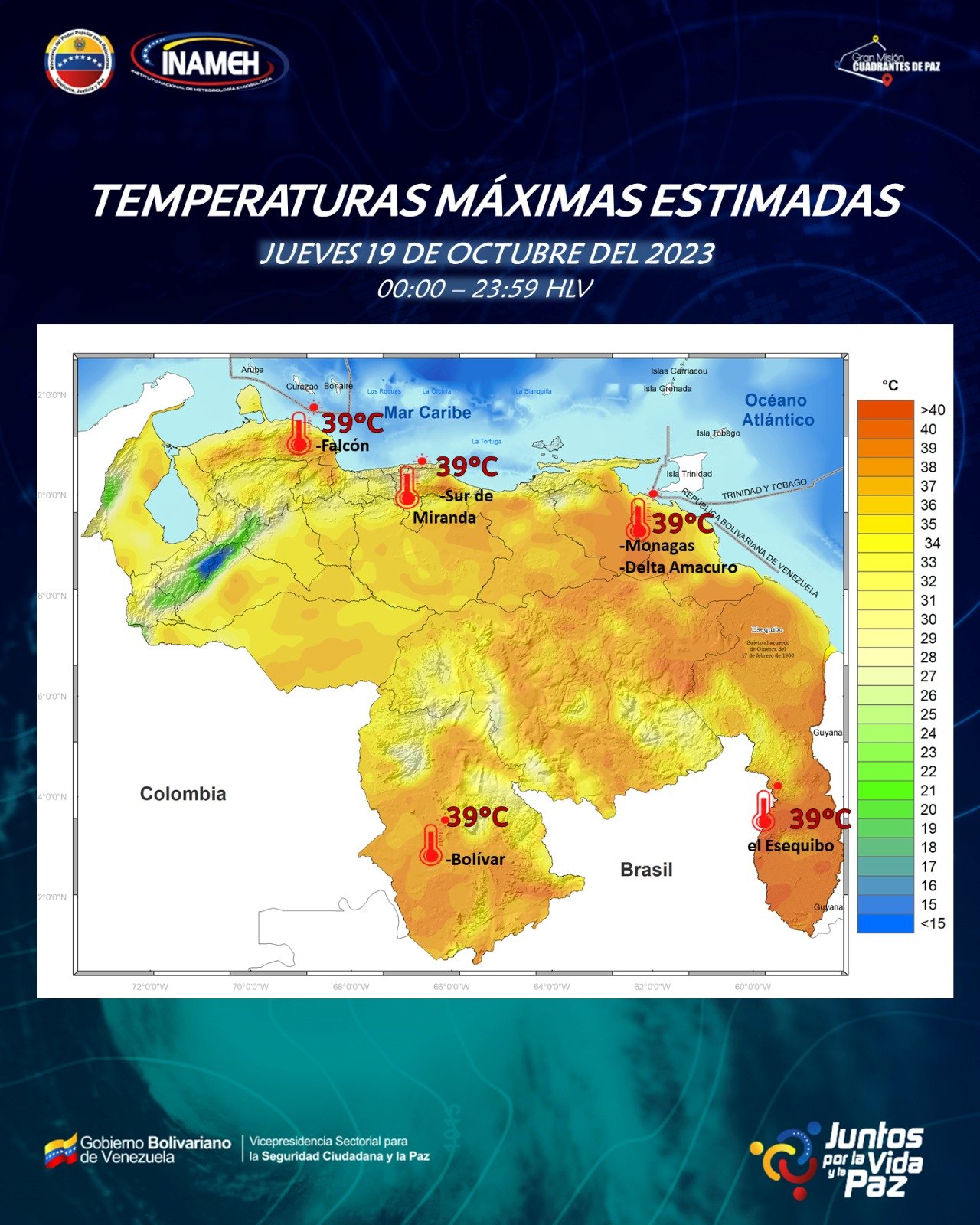 Clima hoy 19 de octubre en Venezuela – Clima hoy 19 de octubre en Venezuela