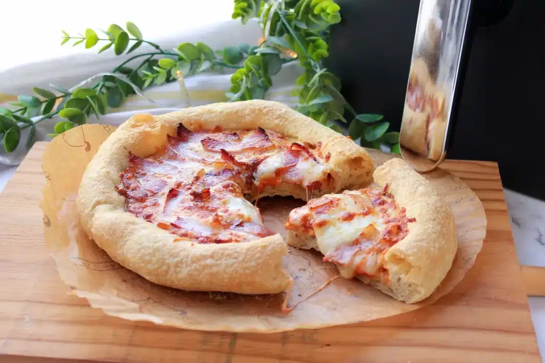 pizza en airfryer 