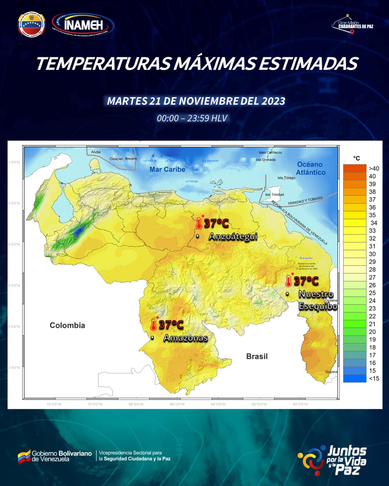 Clima hoy 21 de noviembre en Venezuela - Clima hoy 21 de noviembre en Venezuela