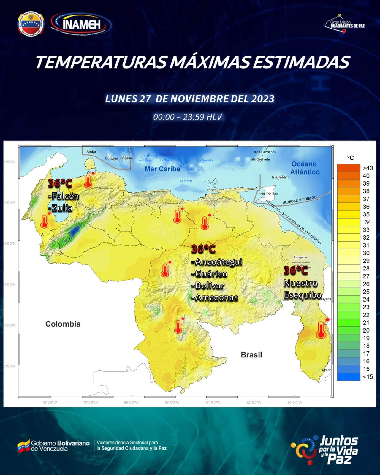 Clima hoy 27 de noviembre en Venezuela - Clima hoy 27 de noviembre en Venezuela