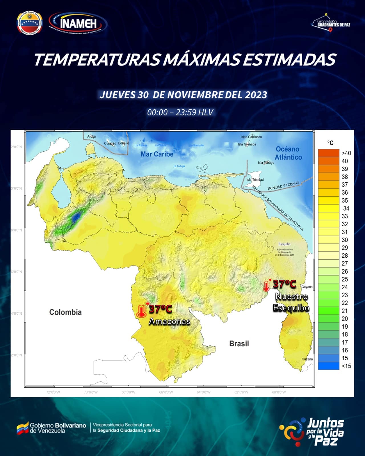 Clima hoy 30 de noviembre en Venezuela - Clima hoy 30 de noviembre en Venezuela