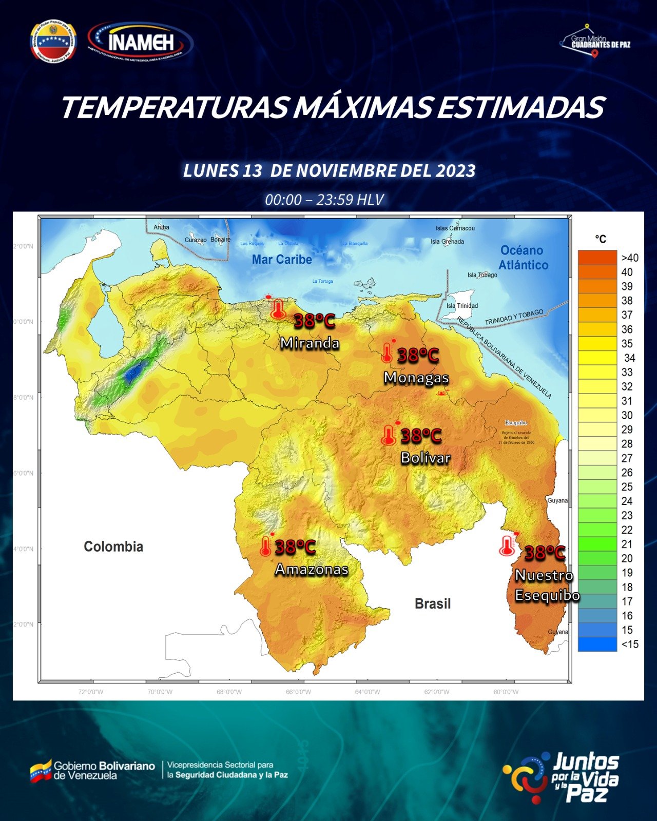 clima hoy 13 de noviembre en Venezuela - clima hoy 13 de noviembre en Venezuela
