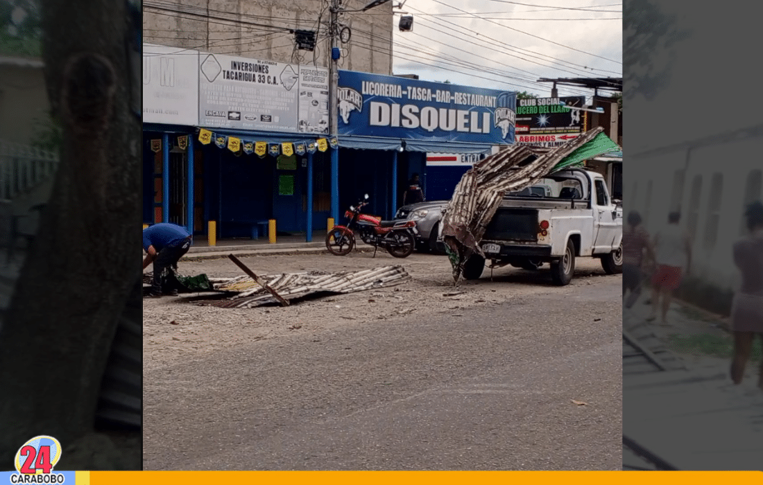 Vendaval ocasionó estragos en Las Agüitas