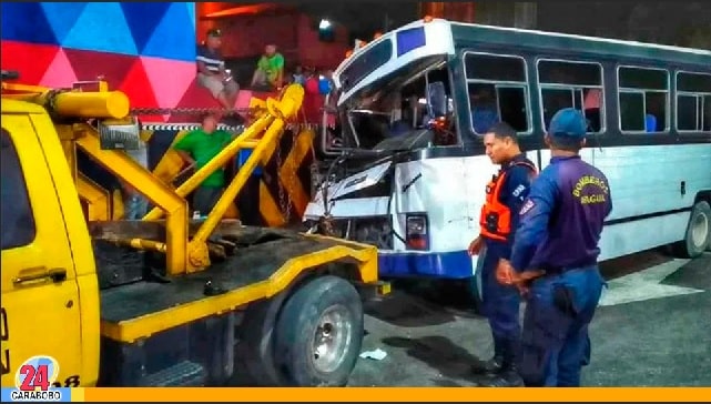 Accidente de buseta en Maracay - Accidente de buseta en Maracay