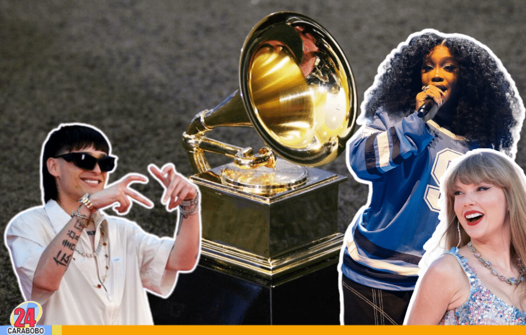 artistas más nominados a los Grammy 2024