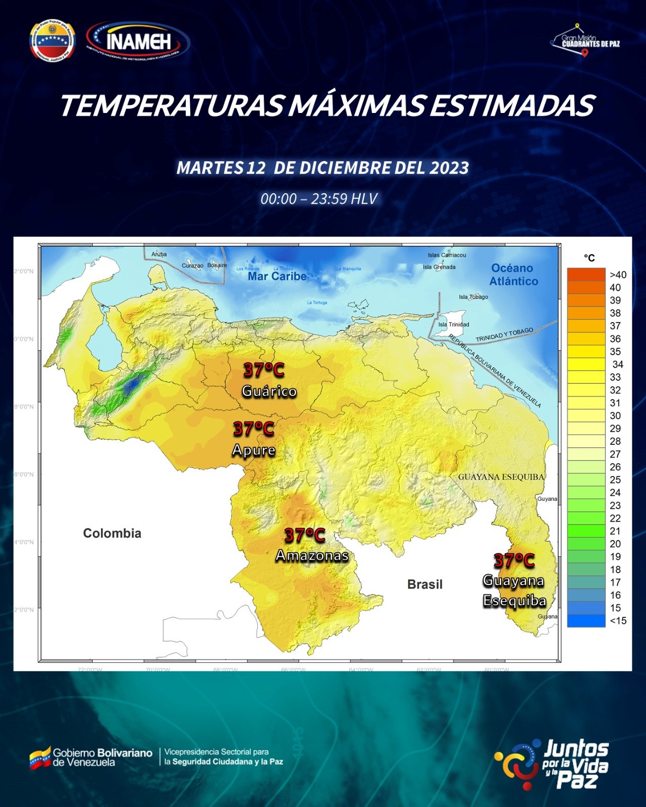 Clima hoy 12 de diciembre en Venezuela - Clima hoy 12 de diciembre en Venezuela